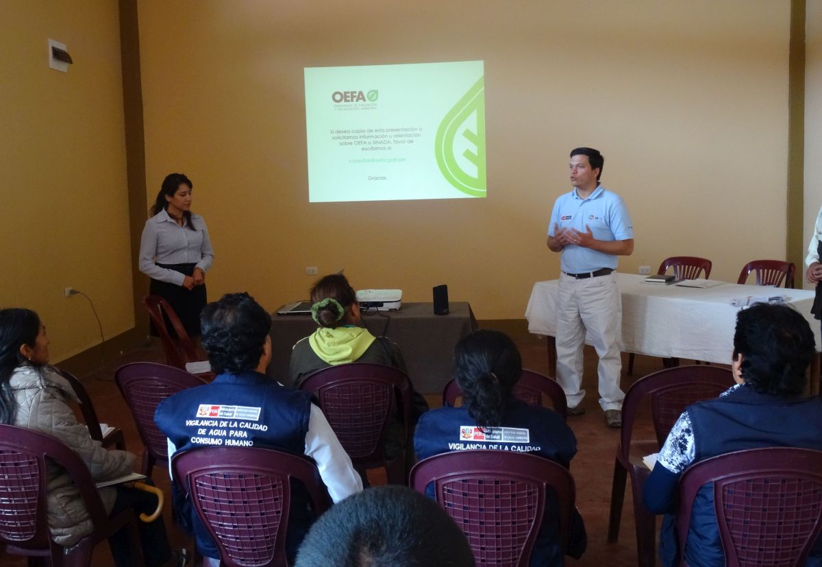 El OEFA realizó taller de capacitación en fiscalización ambiental a