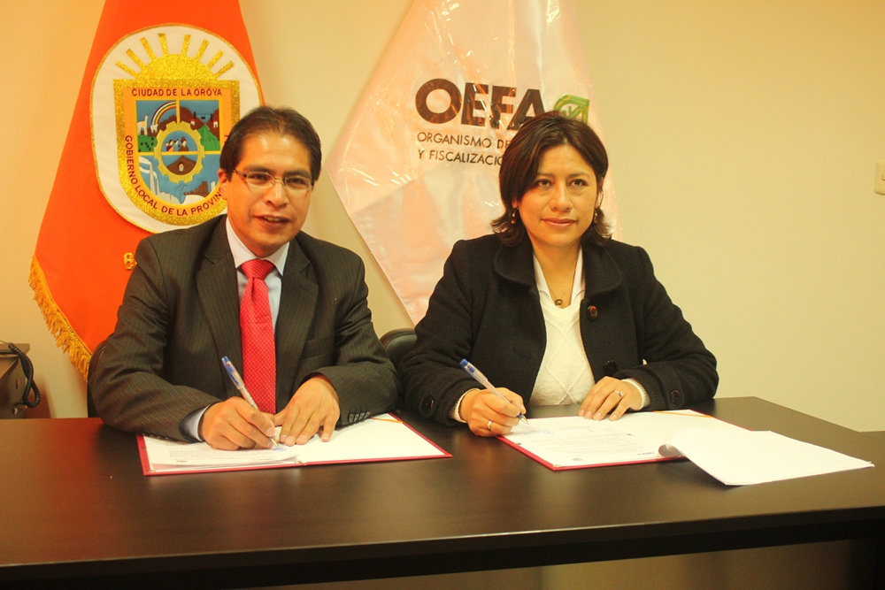 El OEFA Suscribe Convenio Con La Municipalidad Provincial De Yauli Para