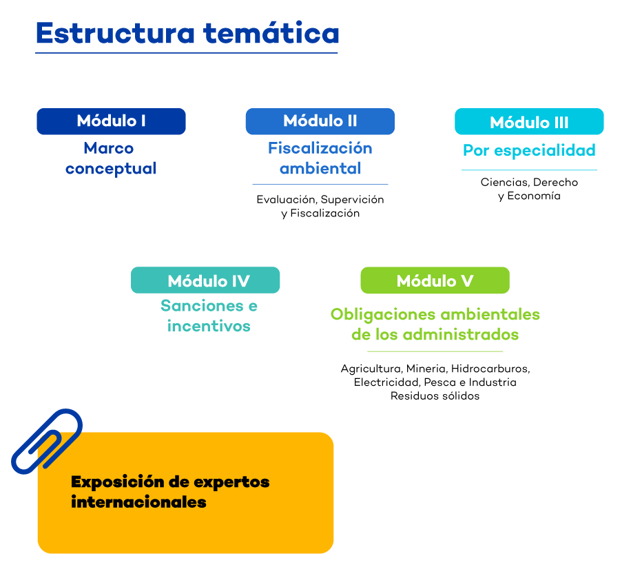 Estructura temática CEU OEFA 2025